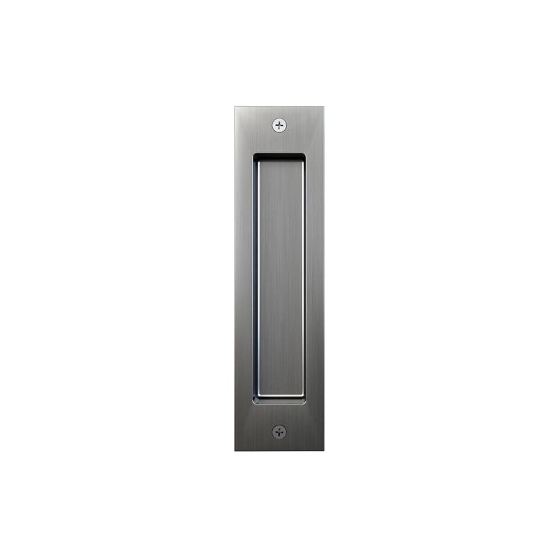 Stone Harbor Hardware Sliding Door Flush Pull, 8 Inches, Satin