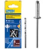 Rapid Rivets High Performance Including Drill Piece, 4.8 x 12
