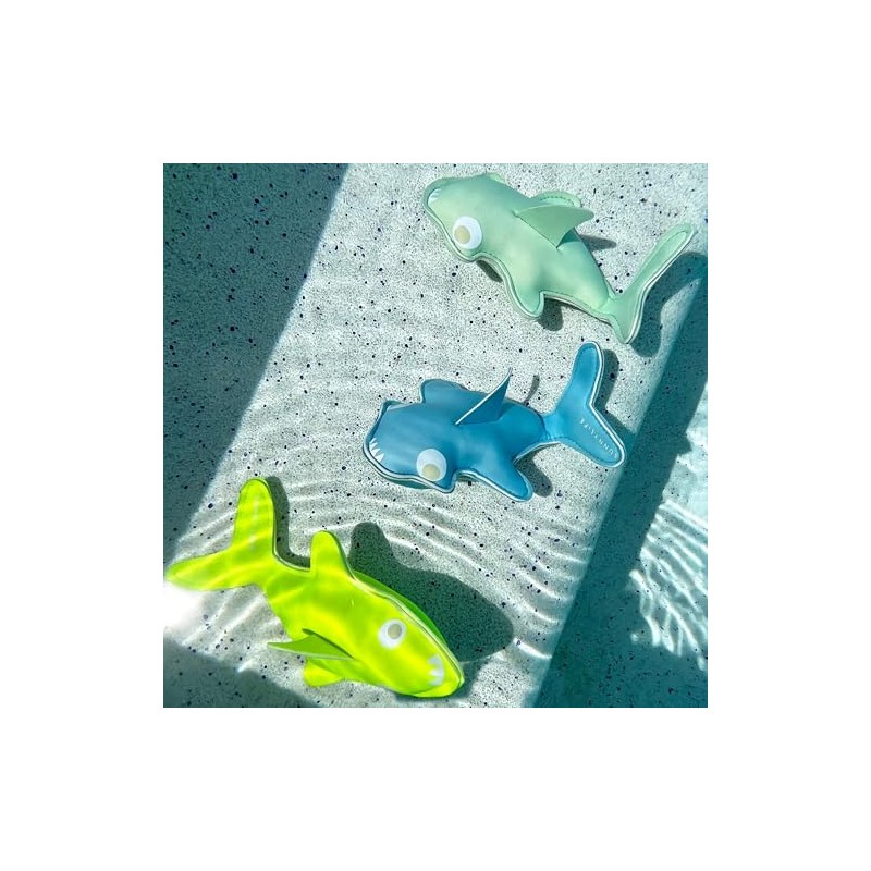 Dive Buddies | Salty The Shark Aqua Neon Yellow
