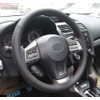 Eiseng DIY Steering Wheel Cover for Subaru Impreza 2013 2014