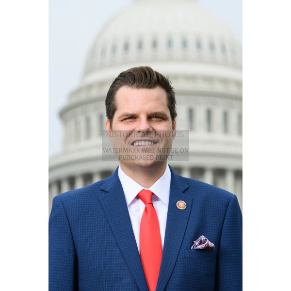 CONGRESSMAN MATT GAETZ DONALD TRUMPS ATTORNEY GENERAL 4X6 PHOTO POSTCARD