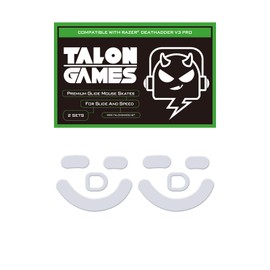 TALONGAMES Razer Deathadder V3 Pro Replacement 2 Set Premium Glide Mouse Skate Mouse Feet Heavy Duty Super Smooth Glide Ultra Low Friction