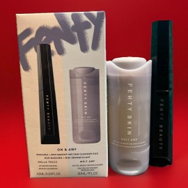 Fenty Beauty ON & AWF MASCARA + MINI MAKEUP-MELTING CLEANSER DUO NEW