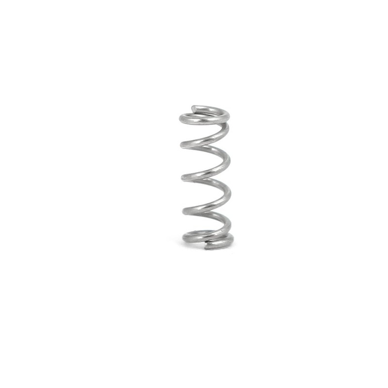 sourcingmap Compression Spring,304 Stainless Steel,2mm OD,0.3mm Wire Size,5mm Free Length,Silver
