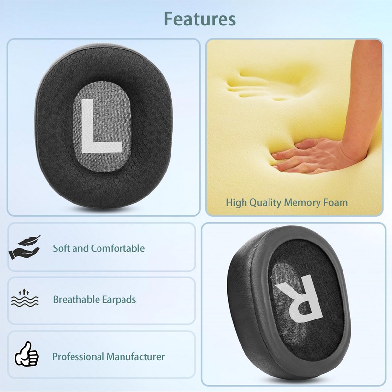 A71 A70 Replacement Ear Pads Compatible with OneOdio A71 A70