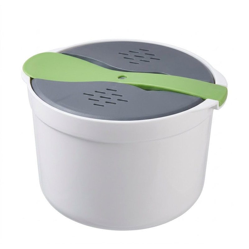 Microwave Rice Cooker for Portable Use - Multifunctional Steamer Bento