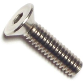 Hard-to-Find Fastener 014973181864 Flat Head Socket Cap Screws, 1/4-20 x 1, Piece-10