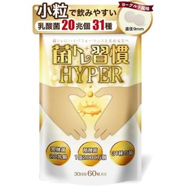 Kintore Shukan Hyper 20 Trillion Lactic Acid Bacteria Lactoferrin 60 Tablets 1 / 킨토레 슈칸 하이퍼 20조 유산균 락토페린 60정 1개