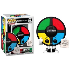 Funko Simon Memory Game + Pop Protector: Pop! Retro Toys Vinyl Figure (Gift Set Bundled with ToyBop Brand Box Protector Collector Case) (Simon #129/82662)