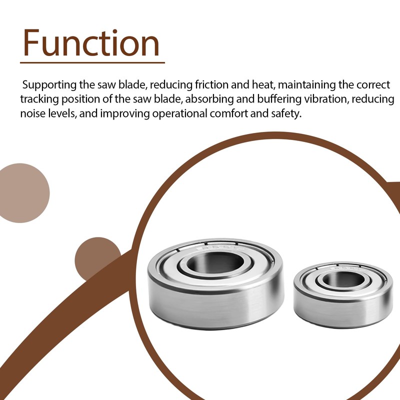 Saw Bearings Bandsaw Thrust and Guide Bearing Replacement Compatible with
