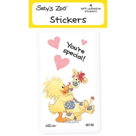 Suzy's Zoo Stickers 4-pack, "You're Special" 10125