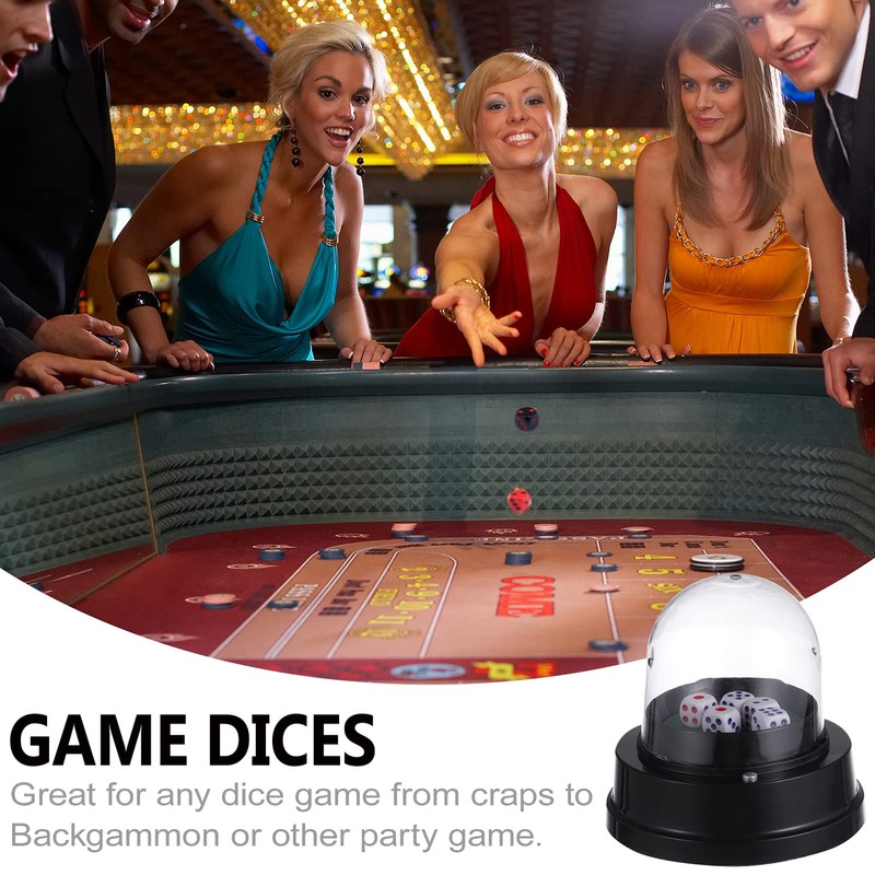Toddmomy Dice Box Dice Games Automatic Dice Cup Electric Dice