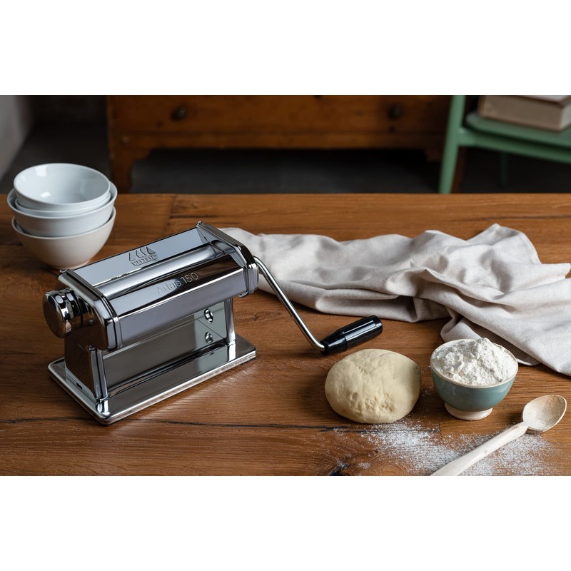 Marcato 8340 Atlas Pasta Dough Roller, Made in Italy, Includes