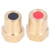 2pcs Battery Connector Revise M8 Brass Good Electrical Conductivity Pile