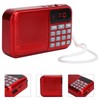 K-89 Multifunction Portable FM Radio USB Audio Player Support Memory