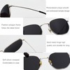 RUNHUIS Retro Polygon Sunglasses for Men and Women, Fashionable Square