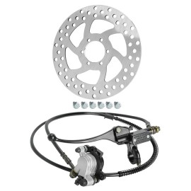 Unbranded Hydraulic Left Brake Caliper Assembly+ Disc Rotor for Mini Apollo Scooter E-Bike