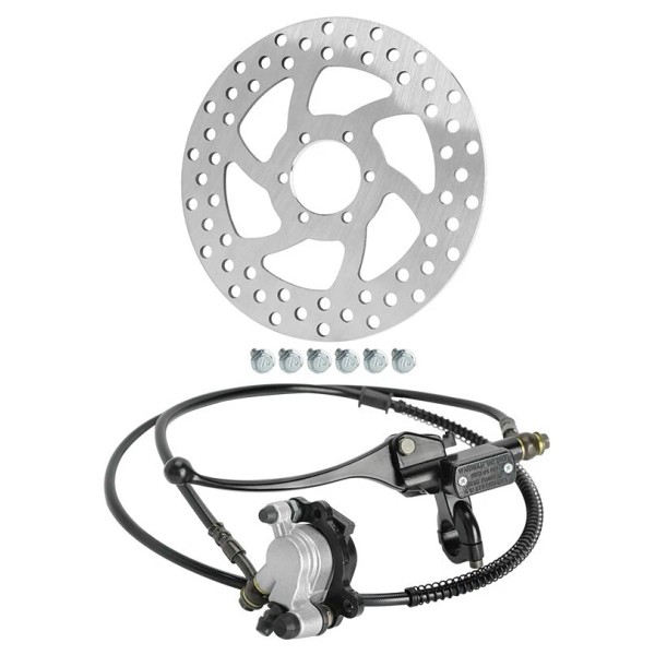 Unbranded Hydraulic Left Brake Caliper Assembly+ Disc Rotor for Mini