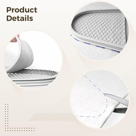 Ironing Board Pad Thick, 2 Pack, 135 x 45 cm, Cuttable Felts, Ultra Dense, Standard Size Covers, Adds Comfort, Prevents Marks, Suitable for Various Boards