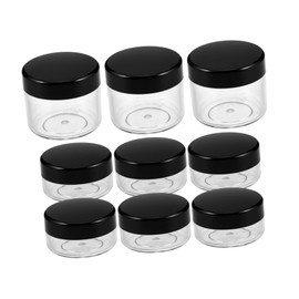 FRCOLOR 9pcs Travel Cream Boxes Multi Function Cosmetic Containers for Skincare Portable Mini Sample Jars with Dual for Creams and Lotions for Travel and Daily Use