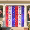 4th of July Decorations 2Pack Tinsel Foil Fringe Curtains and