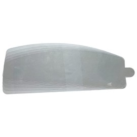 Sandblaster Helmet Safe Air Feed Sandblast Helmet with Shoulder Protective Sand Blast Hood Protector for Sandblasting Equipped with Peel-Off Lens 5pcs (Outer Lens)