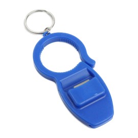 prendre PR-OPENER3IN1-BL 3 in 1 Opener, Plastic Bottle, Can, Bottle, Cap, Pull Tab, Lid, Crown, Bottle Opener, Open, Compact, Key Holder, Portable, Portable (Blue)