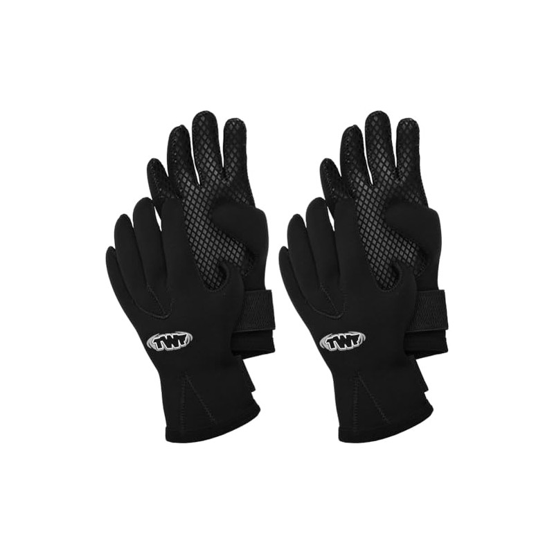 TWF 3mm Gloves - Black, X-Large