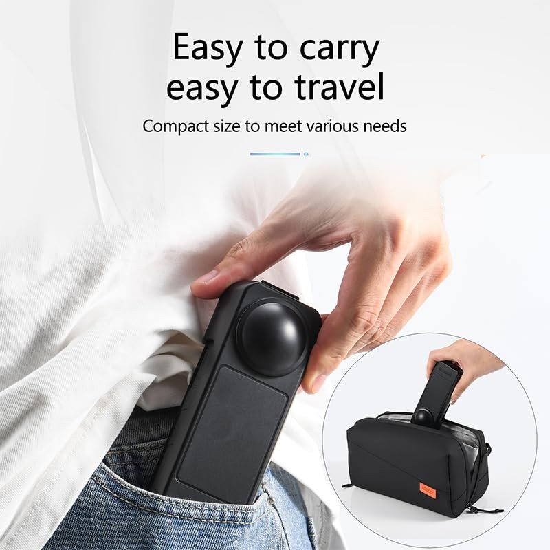 Insta360 X4 Compatible Lens Screen Protective Case PC Protective Cover
