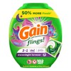 Gain Flings Laundry Detergent Pacs, 102 Count, Moonlight Breeze Scent,