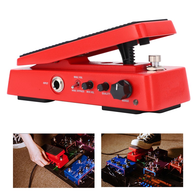 WAH Volume Pedal Multimode 6 Level Adjustable Frequency Guitar Tuning