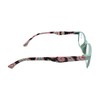 Womens Flower Reading Glasses Floral Readers Eyeglasses Blue Green +