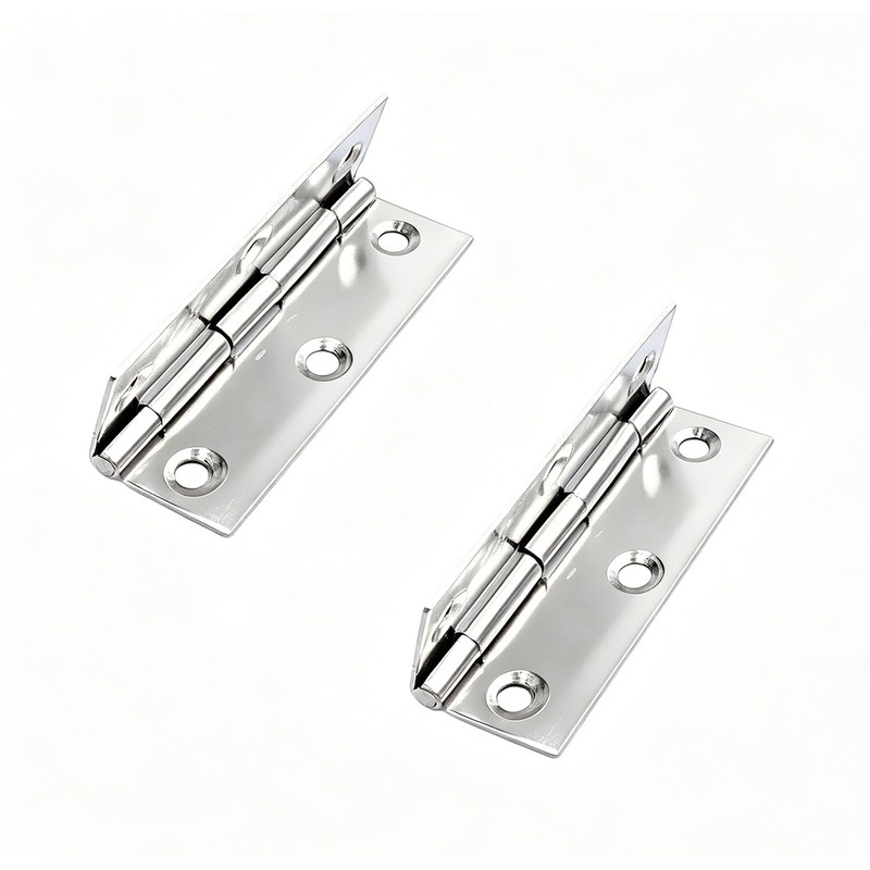 8 Pcs 2.64 Inch Door Butt Hinges, Stainless Steel Folding