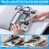 Yipinve Foldable Laptop Stand, Mini Portable Computer Stand, Self-Adhesive Laptop