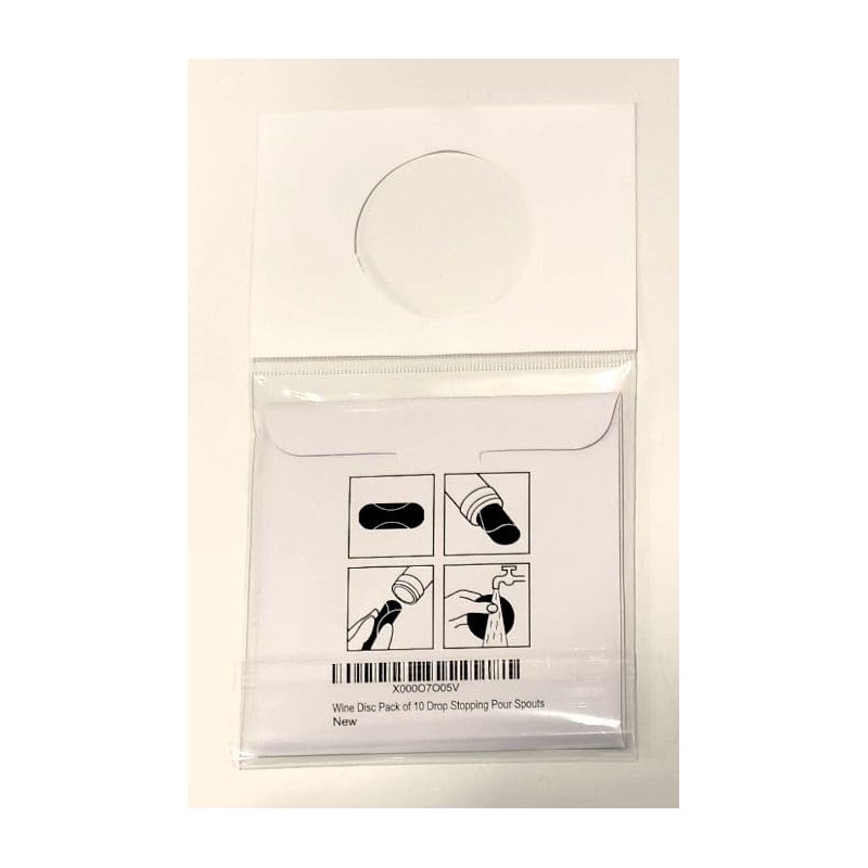 Wine Disc Bottle Hanger Gift Pack of 10 flexible no