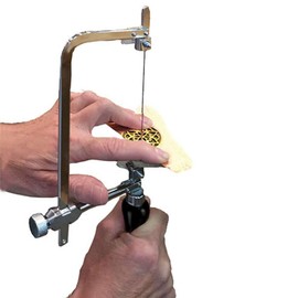 Jewelers Set Saw Frame German Style with Ring Clamp and Dozen Swiss Blades 2/0 Jewelry Making Tools Repair