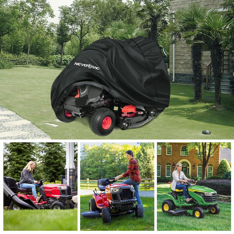 NEVERLAND Riding Lawn Mower Cover - Lawn Tractor Cover with