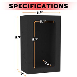 Nelyrho 1 Pieces 7.5kg Graphite Ingot Molds for Casting Gold Silver Aluminum Copper Brass, Metal Melting Refining Tools (5.9"x 3.9"x 2" Inch)