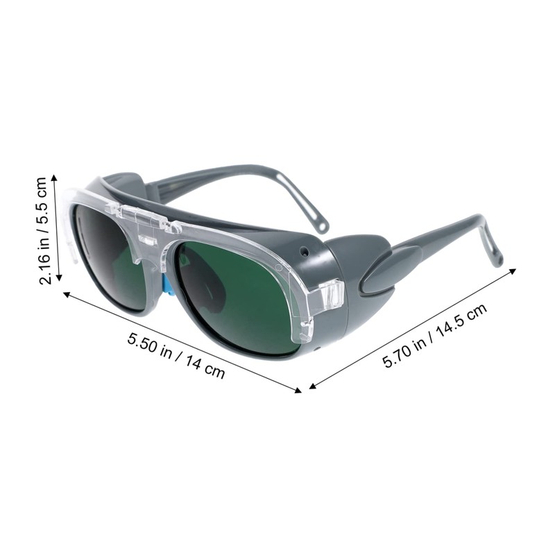 Outanaya 2pcs Welding Glasses Work Glasses for Men Dark Glasses