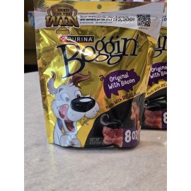 Purina Beggin' Strips Dog Treats Original with Real Bacon Flavor Tender 8oz 2PCK