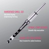 Skweawert Square Hole Drill Bit,1/2 Inch High-Carbon Steel Tools Chisel