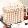 Large Capacity Makeup Bag – Travel Cosmetic Organizer Case with