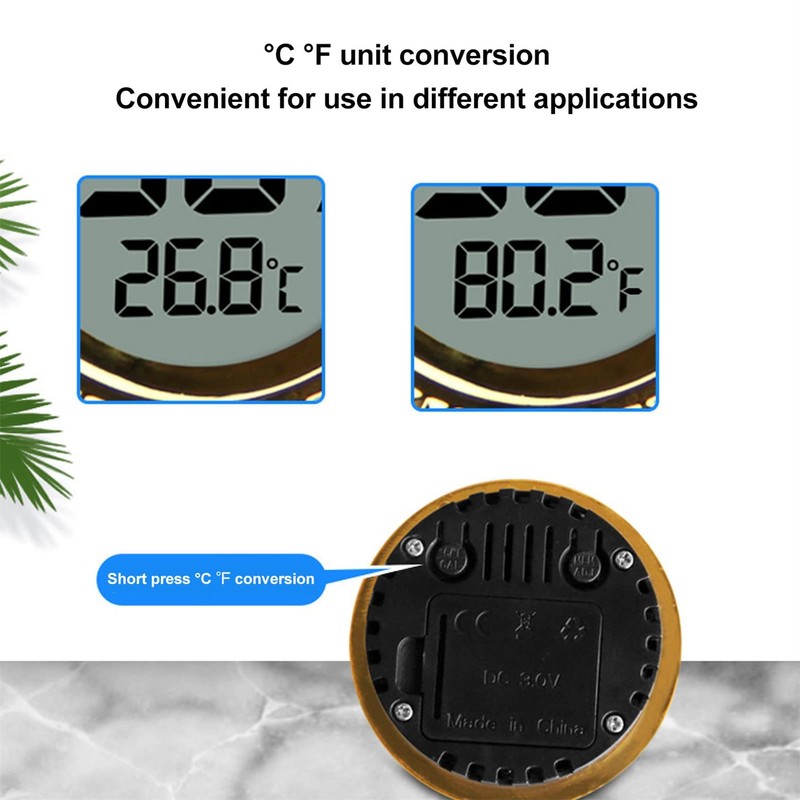 Topyond Digital Hygrometer Thermometer Humidity Meter, High Accuracy LCD Display