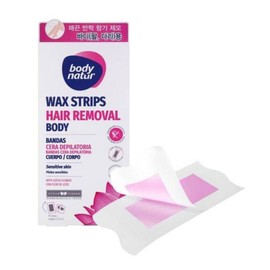 Body Nature Self Waxing Waxing Material Hair Removal Pad Leg Hair Removal 16 sheets x 3-Lotus Flower / 바디네이처 셀프왁싱 왁싱재료 제모패드 다리털제모 16매 x 3-로터스 플라워