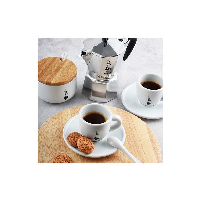 BIALETTI(ビアレッティ) Bialetti Cup & Saucer with Logo Espresso Coffee Cup