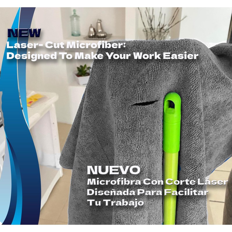 JF Jose Fincowski- Paño de Limpieza de Microfibra Extra Grande