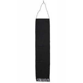 Deitert Mourning Pile Made of Cotton Cloth with Black Fringes | Length: 60 cm, 70 cm, 80 cm or 100 cm | Flag Tape for Flags and Stands | 70 cm