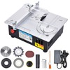 [TIMILAND] Mini Multi-Functional Table Saw S6【Cutter Speed、Angle、0-1/2inch hight Adjustable】with seven