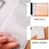 5 Piezas Bloc de Notas Adhesivas Transparentes Impermeables de Pet