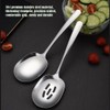 Extra Large Serving Spoons Set,Stainless Steel Slotted Spoon and Serving